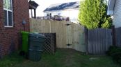 Spartanburg SC wood privacy fence